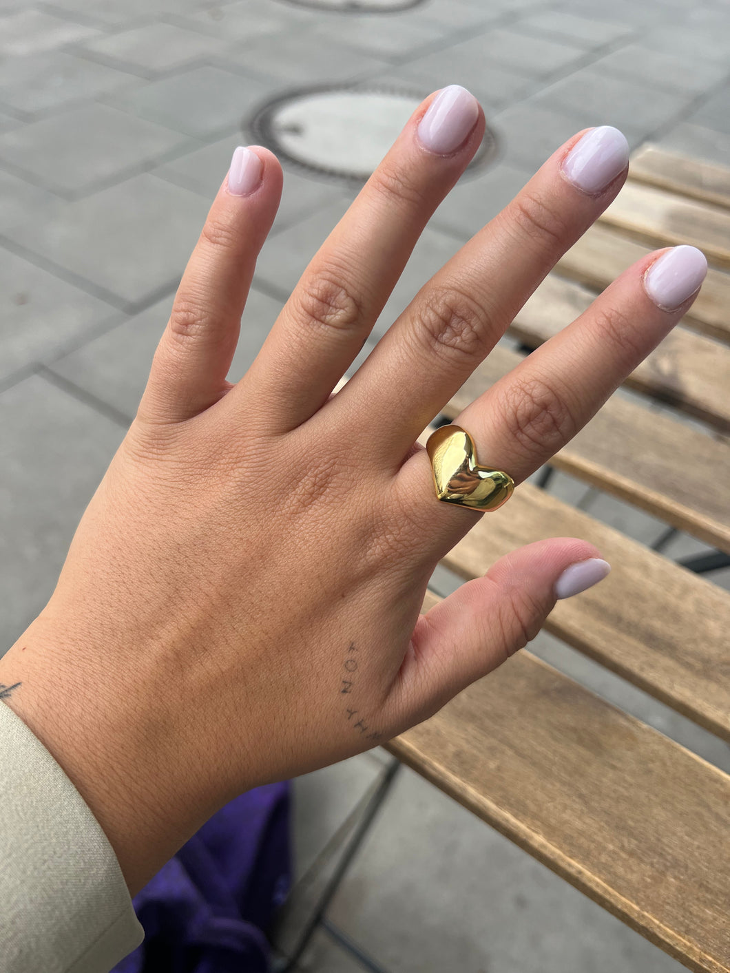 Chunky Heart Ring