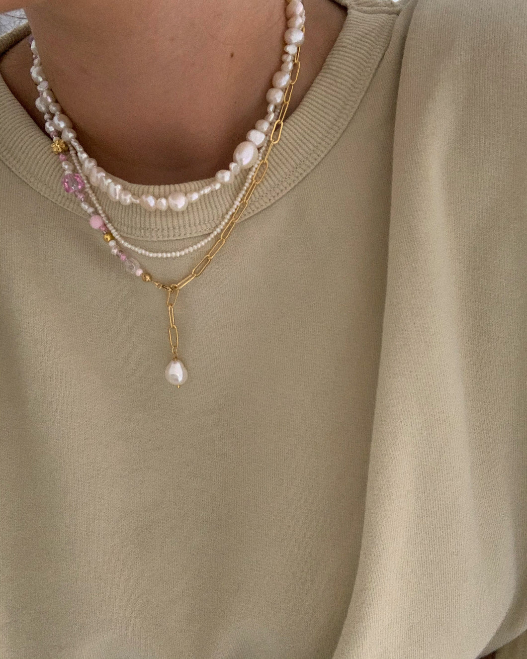 Princess pearl necklace